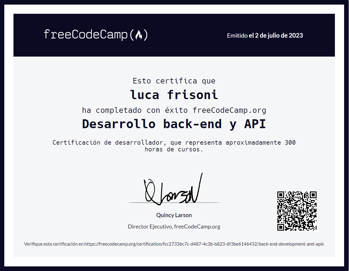 certificates